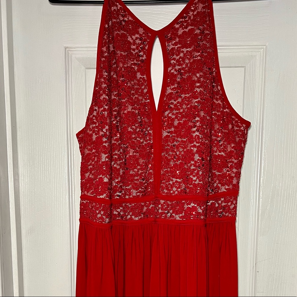 Red dress